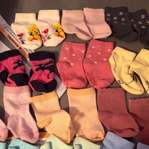 Lot of baby socks